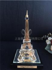 埃菲尔铁塔水晶镶金模型 世界著名建筑模型