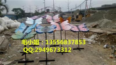 深圳绿地装饰玻璃钢蝴蝶雕塑