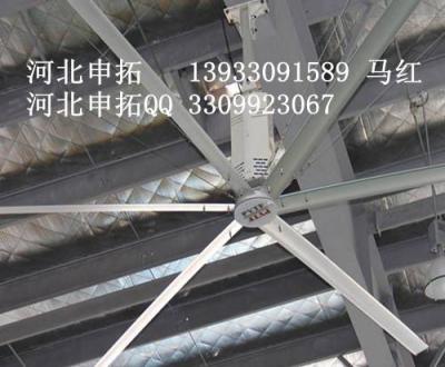 天津超省电厂房降温风扇安装说明