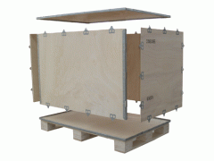 太仓包装木箱 钢带箱 出口免熏蒸木箱 电