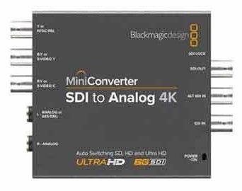 Mini Converter SDI to Analog 4K 转换器