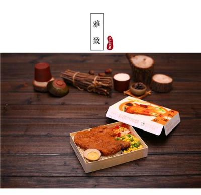 禾之冠一次性廠家直銷便當(dāng)快餐盒木質(zhì)便當(dāng)