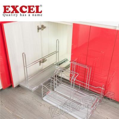亿效EXCEL阻尼缓冲置物拉篮 可拆卸提味篮