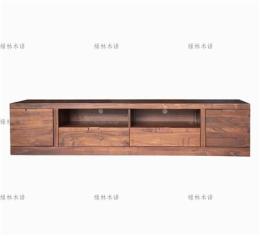 北美黑胡桃木家具全实木电视柜2.2米 简约