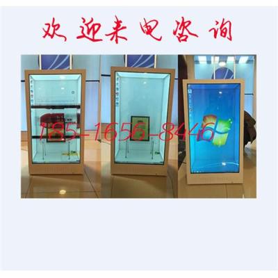 竖屏透明液晶屏透明玻璃显示器展柜橱窗46寸