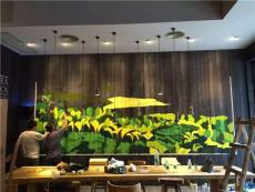广州涂鸦墙手绘餐厅店铺涂鸦艺术演绎佛山