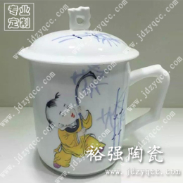 陶瓷茶杯厂家 大容量定制 大肚杯