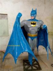益阳玻璃钢蝙蝠侠模型雕塑