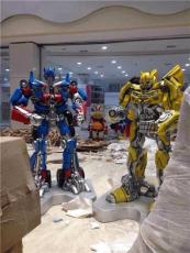 株洲玻璃钢机器人大黄蜂雕塑