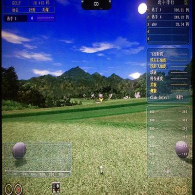 德慧達供應韓國室內模擬高爾夫設備價格