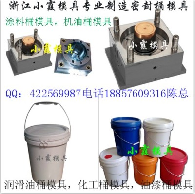 专业机油桶塑料模具 订做双口涂料桶模具厂