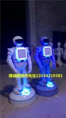 梅州触屏咨询玻璃钢机器人雕塑