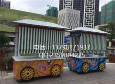 美食區木亭 購物中心販賣車 移動花車