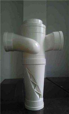直销正亚PVC特殊单立管同层降噪平面四通