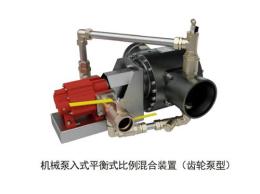 机械泵入式平衡式比例混合装置 齿轮泵型