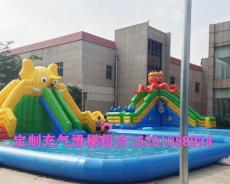 北京移动水上乐园 支架游泳池水上充气玩具
