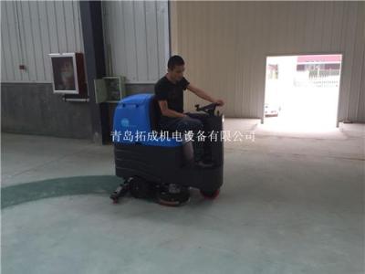 直供即墨工厂用容恩R-QQ驾驶式双刷洗地机