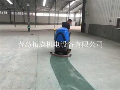 直供即墨工厂用容恩R-QQ驾驶式双刷洗地机