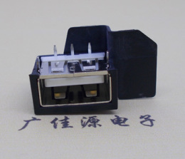 USB 短体防水座子电源连接器防水USB母座