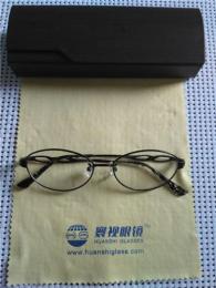 寰视眼镜HS-P-R-1001钛架超薄眼镜定制