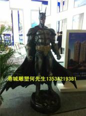 影视人物玻璃钢蝙蝠侠雕塑模型