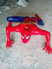 哪家最好现货出售玻璃钢蜘蛛侠雕塑厂家