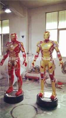 深圳行业领先玻璃钢钢铁侠雕塑模型