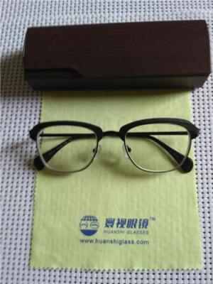 寰视眼镜HS-G-R-7001仿木纹超薄变色镜定制