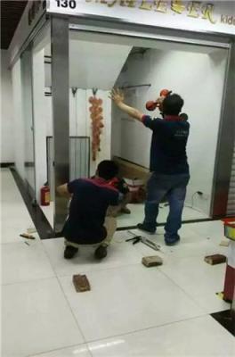 广州珠江新城玻璃门维修 地簧门推拉门维修