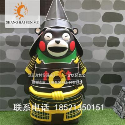 上海升美环境艺术熊本熊卡通玻璃钢雕塑模型