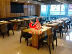 韩式烤肉配套桌椅 杭州订制餐厅家具厂家