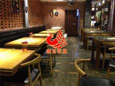 特色餐饮主题餐厅订制桌椅图片 杭州家具厂
