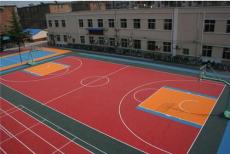 白银市双层篮球场拼装地板 质量有保
