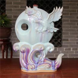 工藝酒瓶 訂制酒瓶 鈞瓷陶瓷酒瓶批發