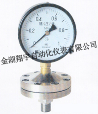 YE-100不锈钢膜盒压力表