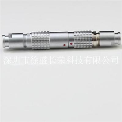圆形推拉自锁连接器