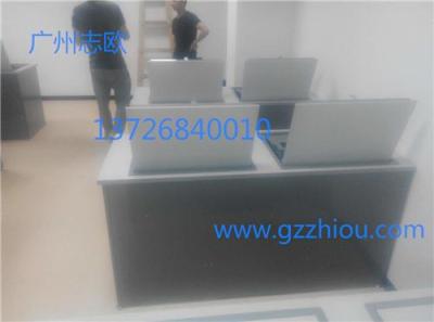 電教室專用學生隱藏式電腦桌