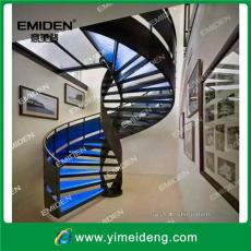 供应阁楼/复式楼室内碳钢旋转楼梯YMD-0926