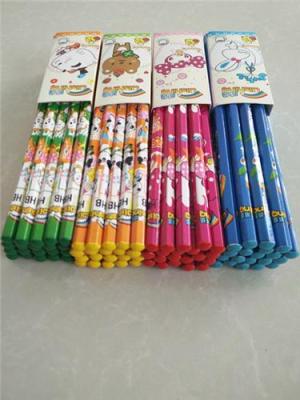 威圣4001-1卡通4色套膜鉛筆/沾頂鉛筆