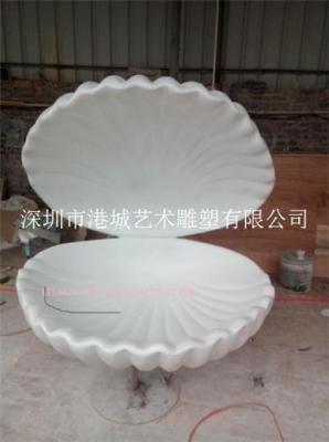 深圳防真海洋生物雕塑 贝壳类雕塑工艺品