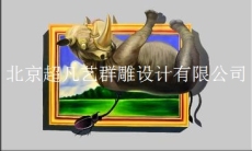 北京墙体彩绘 古建彩绘 手绘壁画 油画