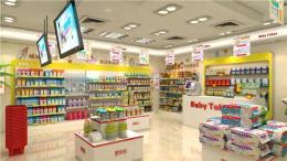 扬州江都母婴店展柜设计 母婴店展示柜创意