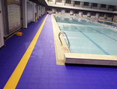 泰州游泳馆专用防滑悬浮拼装地板