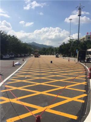 专业承接深圳停车位划线标线工程