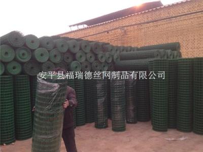 绿色圈羊网 方孔铁丝围栏 包塑铁丝网