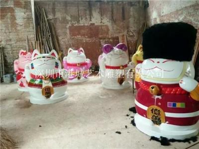 广西招财猫雕塑