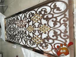 上海古銅色鏡面裝飾專用不銹鋼花格隔斷定制