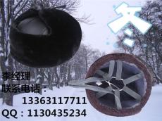 狐狸毛安全帽双用安全帽-均码可调节大小